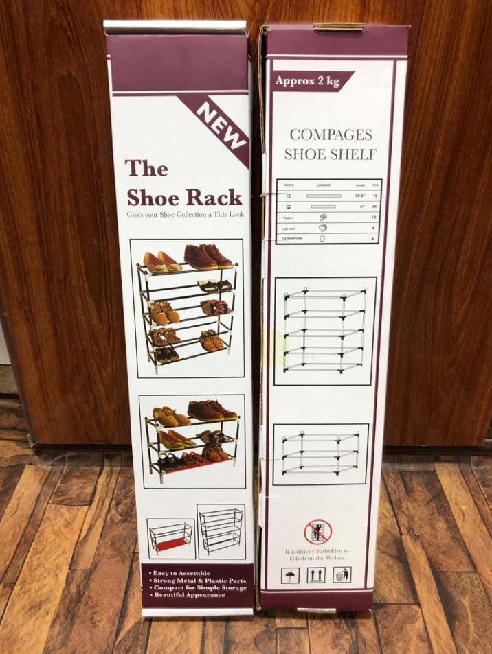 5 Layers Metal Shoe Rack