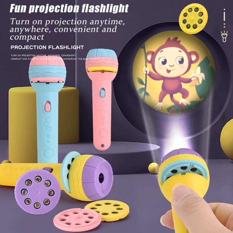 Mini Flashlight Projector Torch Toy
