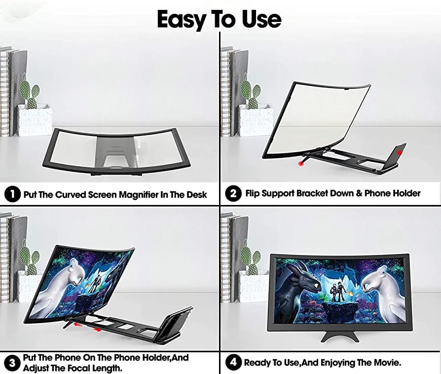 12" Curved Screen Mobile Magnifier