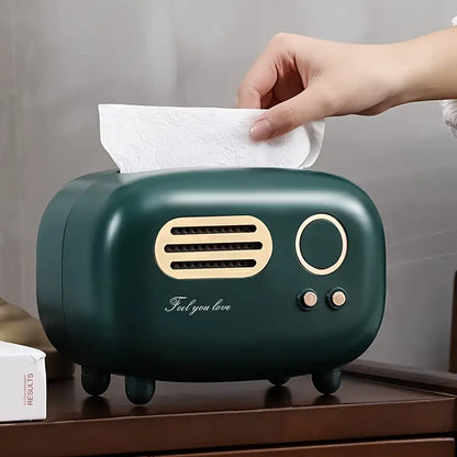 Radio Tissue Box Holder
