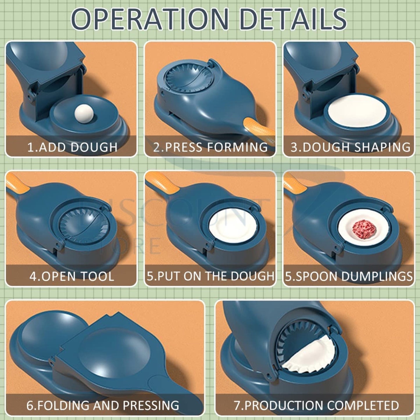 2 in 1 Dumpling Maker / Samosa Maker
