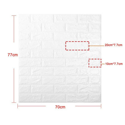 3D Brick Wall Sticker