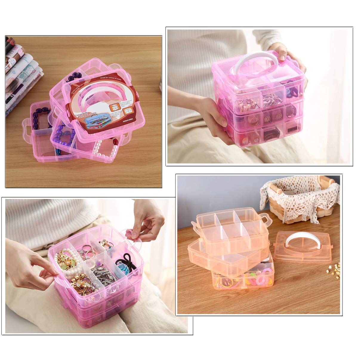 3 Layer Clear Storage Box