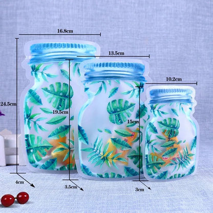 3pcs Mason Jar Food Storage Bags
