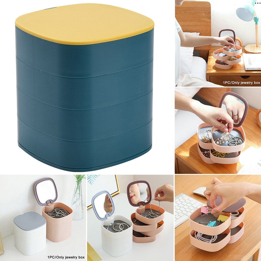 4 Layer Rotating Jewelry Organizer