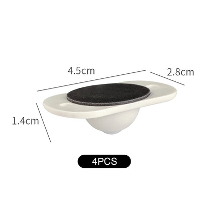 4pcs Pulley Self-adhesive Wheels