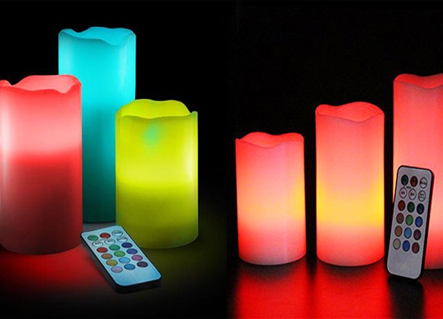 Color Changing LED Candles