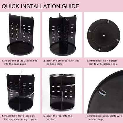 Rotating Cosmetic Organizer