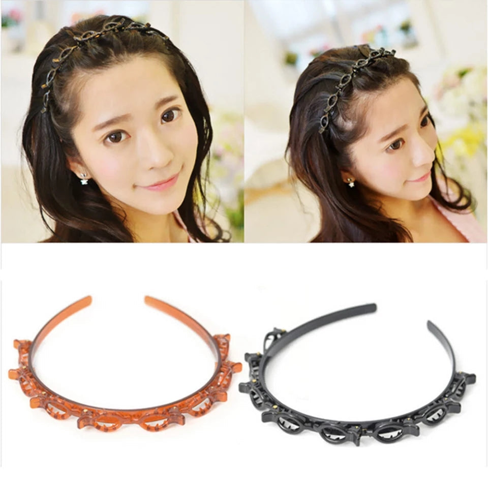 Double Bangs Headband / Hair Twister Headband
