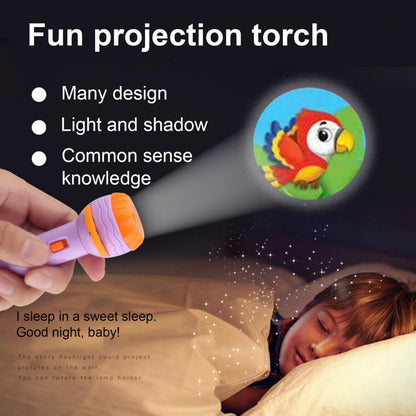 Mini Flashlight Projector Torch Toy