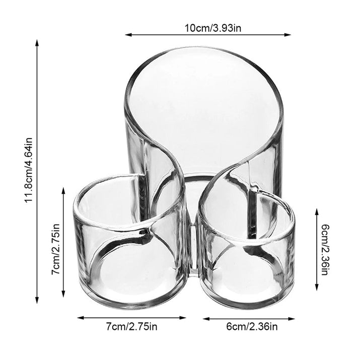 Acrylic Makeup Brush Holder