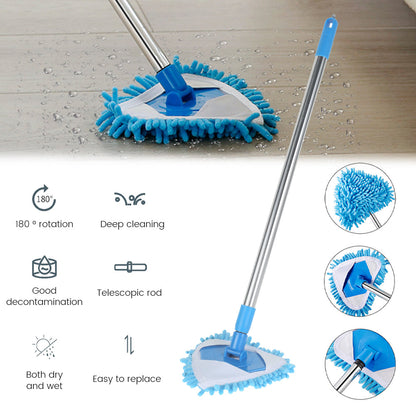 Adjustable Triangle Cleaning Mop