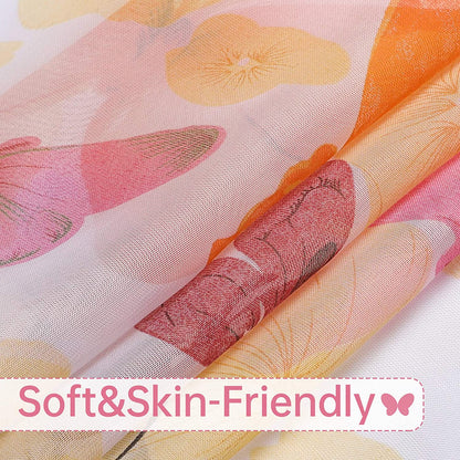 Butterfly Sheer Tulle Curtain