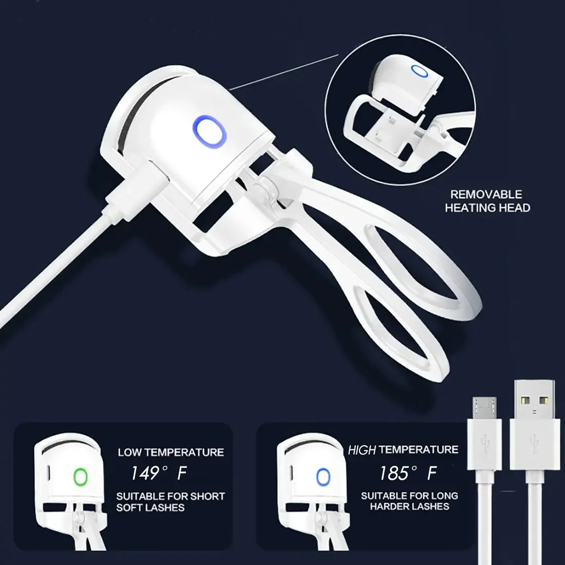 Electric Heated Eyelash Curler