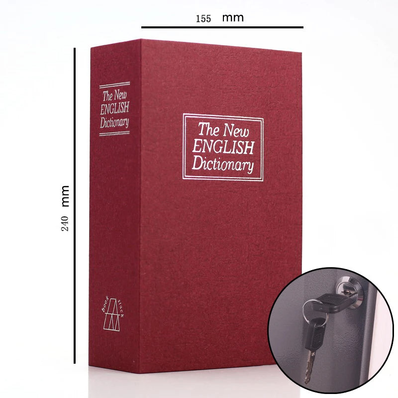 English Dictionary Book Money Box Safe