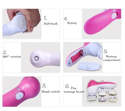 5-in-1 Beauty Care Massager / 5 in 1 Face Massager