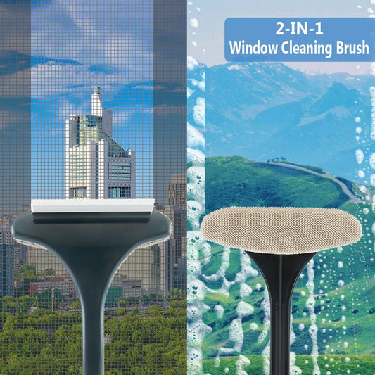 2 in 1 Screen Window Cleaning Brush
