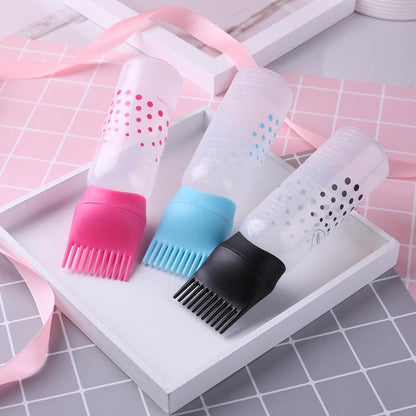 Dye Oil Comb Bottle