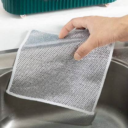 Pack of 4 Steel Wire Cleaning Cloth