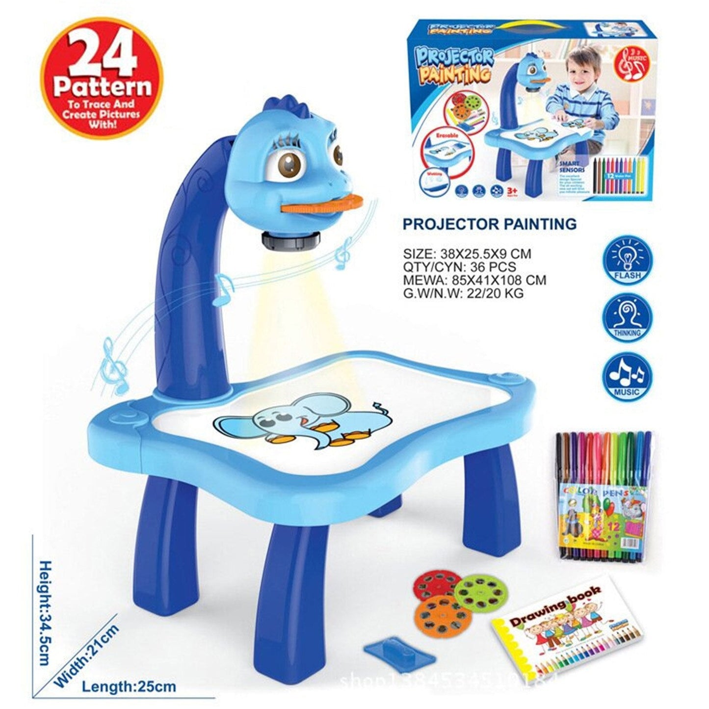 Kids Drawing Painting Projector
