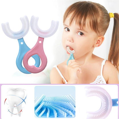 Kids U-shaped Silicone Toothbrush
