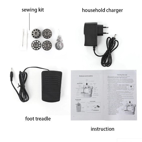 Mini Handheld Pedal Sewing Machine