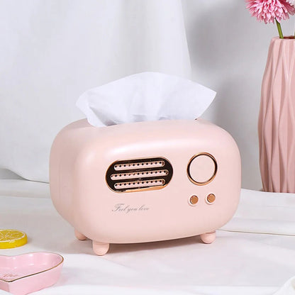 Radio Tissue Box Holder