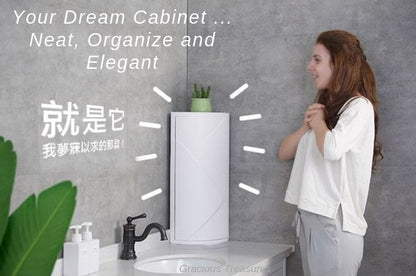 Rotating Corner Storage Rack