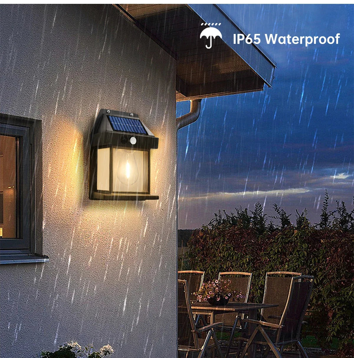 Outdoor Solar Wall Lamp