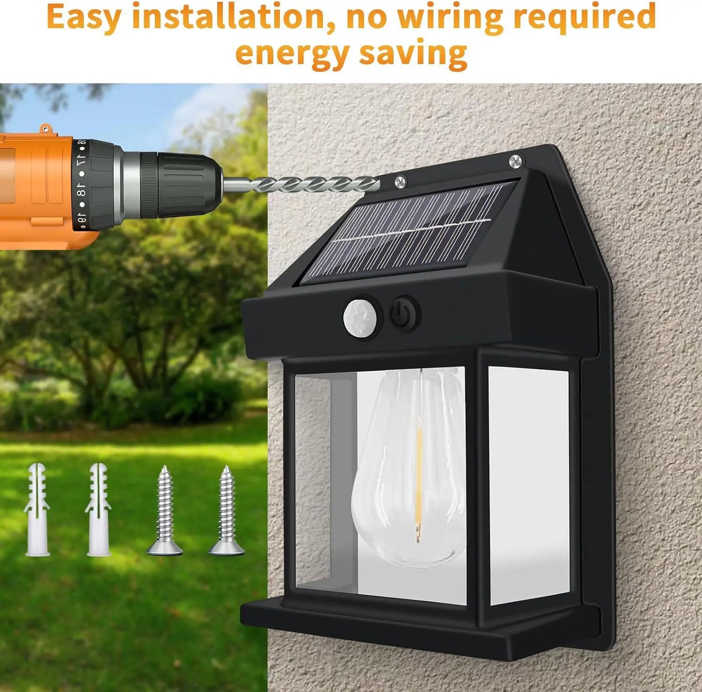 Outdoor Solar Wall Lamp