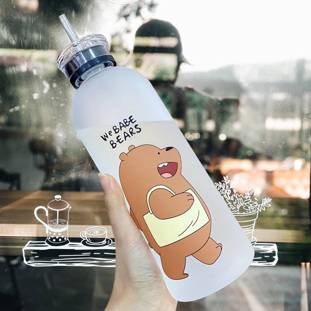 We Bare Bear Water Bottle