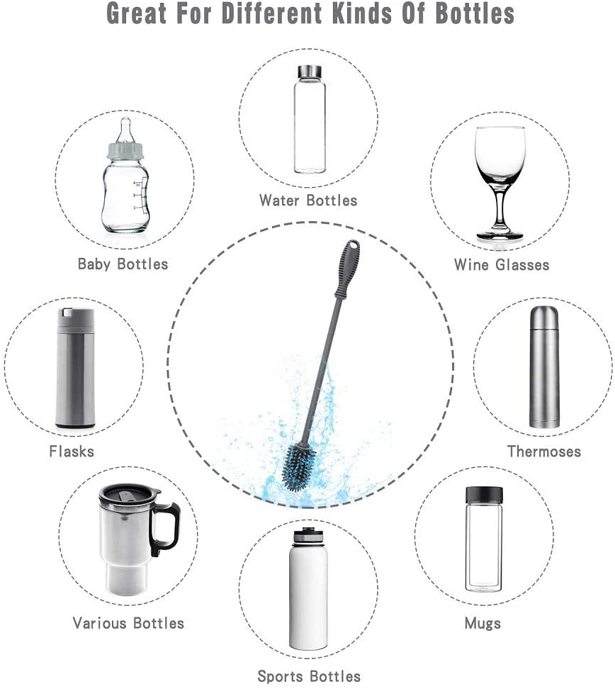 Silicone Bottle Cleaning Brush