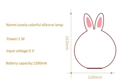 LED Rabbit Night Light