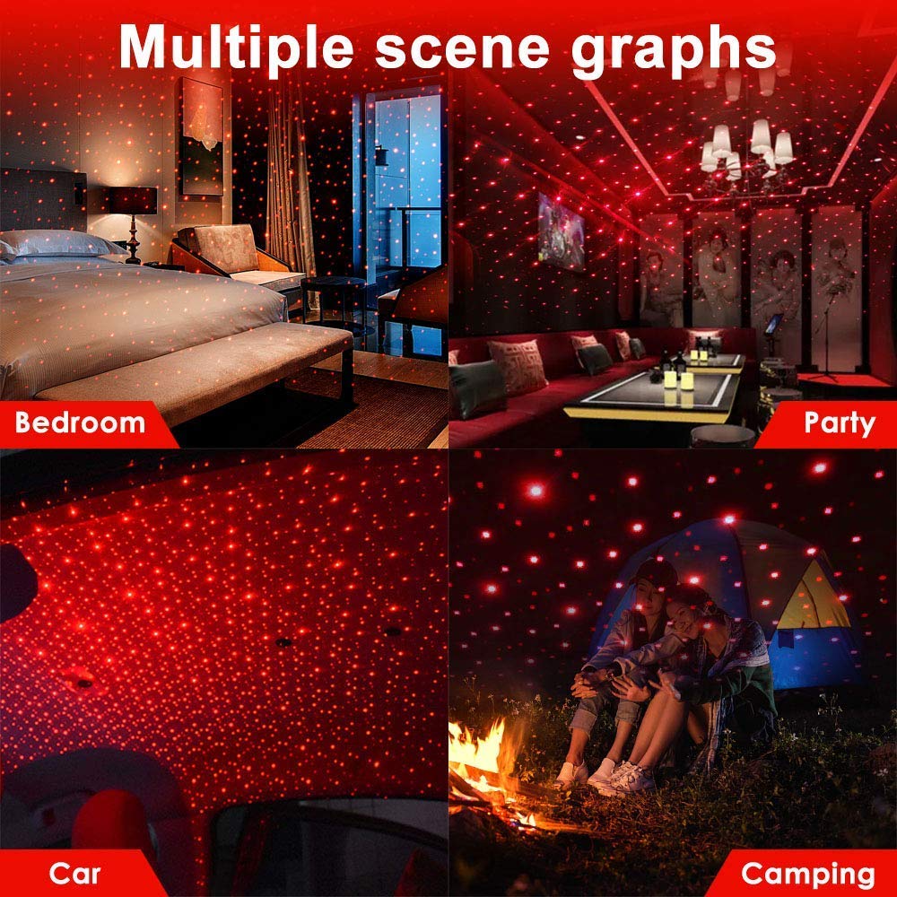 USB Star Night Light Projector