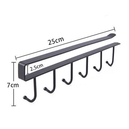 Under Cabinet 6 Hooks Hanger