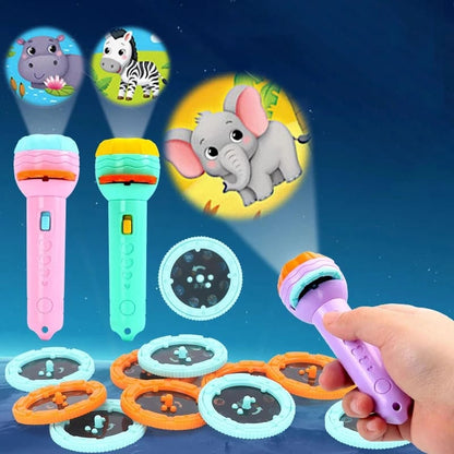 Mini Flashlight Projector Torch Toy