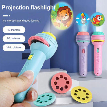 Mini Flashlight Projector Torch Toy