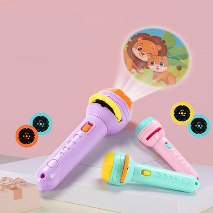 Mini Flashlight Projector Torch Toy
